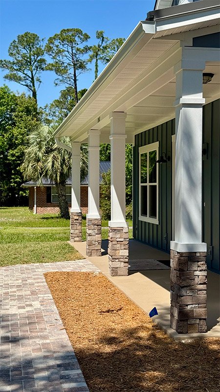 stone veneer project