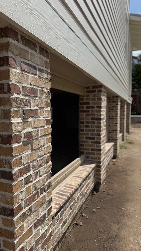 stone veneer project
