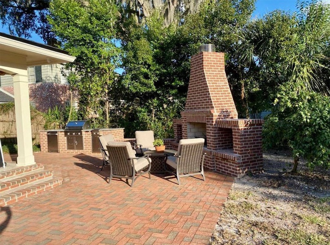 outdoor fireplaces