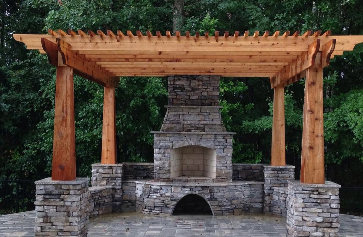 outdoor fireplaces