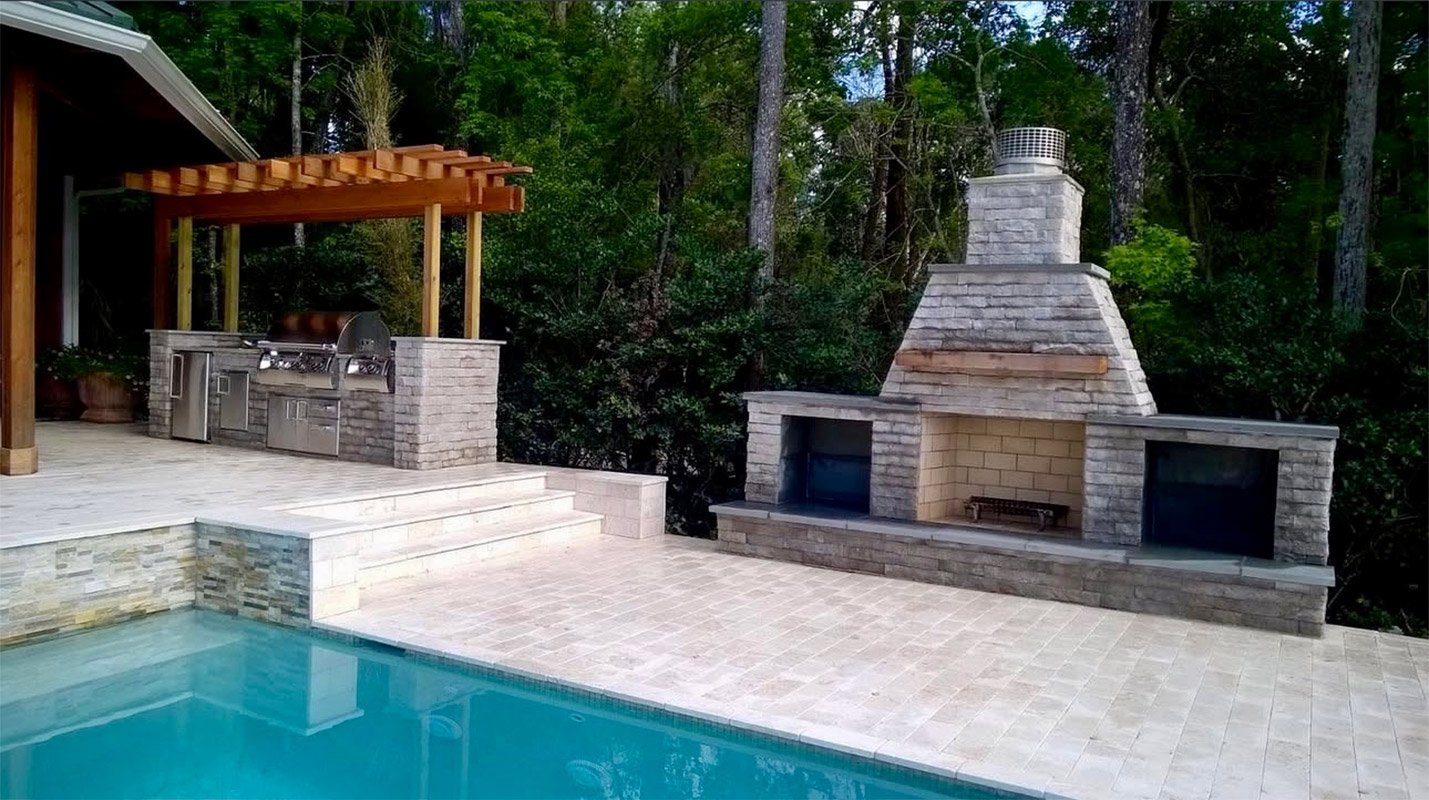 outdoor fireplaces