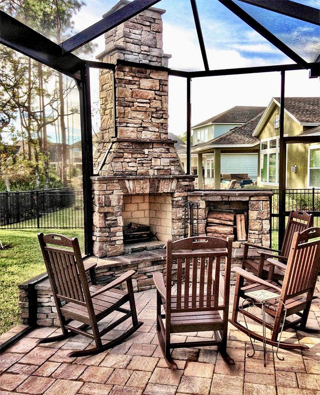 outdoor fireplaces