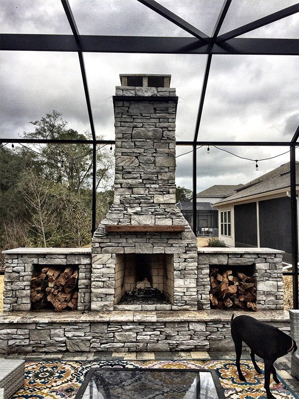 outdoor fireplaces